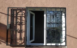 сварная прямая решетка с открыванием